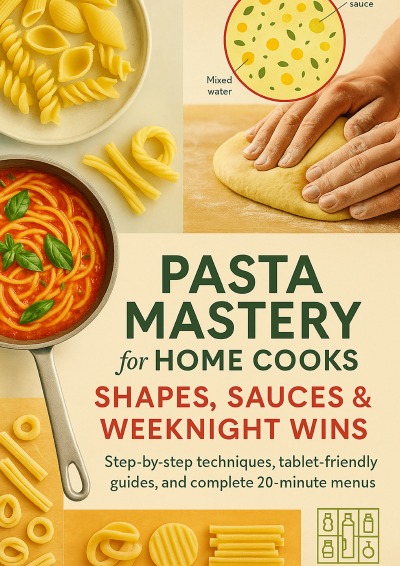 'Cover von Pasta Mastery for Home Cooks: Shapes, Sauces & Weeknight Wins'-Cover