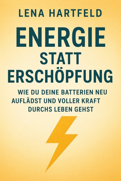 'Cover von Energie statt Erschöpfung Wie du deine Batterien neu auflädst und voller Kraft durchs Leben gehst'-Cover