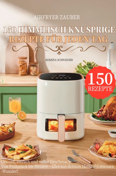 'Cover von Airfryer Zauber – 150 himmlisch knusprige Rezepte für jeden Tag'-Cover