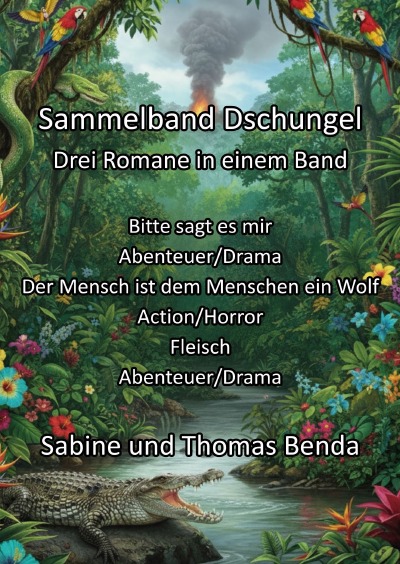 'Cover von Sammelband Dschungel – Drei Romane in einem Band'-Cover