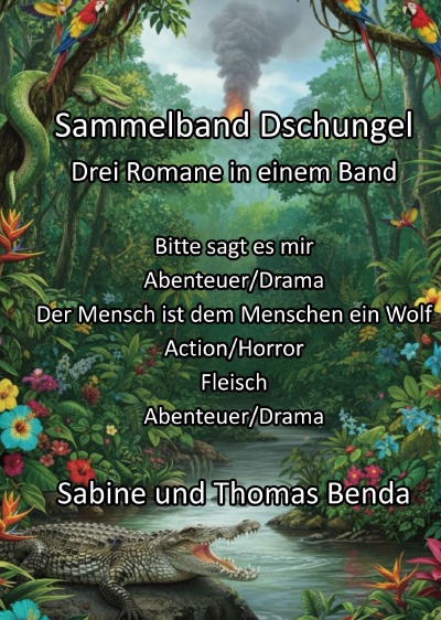 'Cover von Sammelband Dschungel – Drei Romane in einem Band'-Cover
