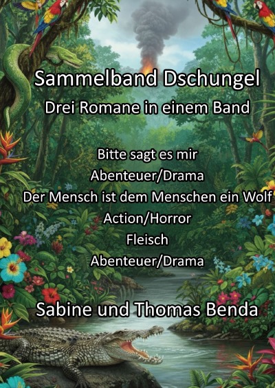 'Cover von Sammelband Dschungel – Drei Romane in einem Band'-Cover