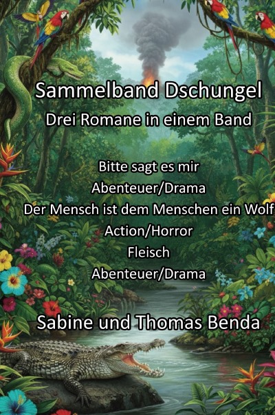 'Cover von Sammelband Dschungel – Drei Romane in einem Band'-Cover