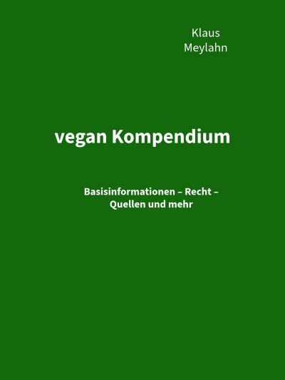 'Cover von vegan Kompendium'-Cover