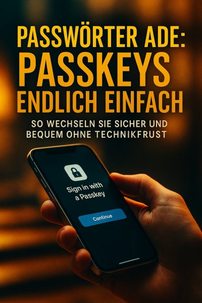 'Cover von Passwörter ade: Passkeys endlich einfach'-Cover