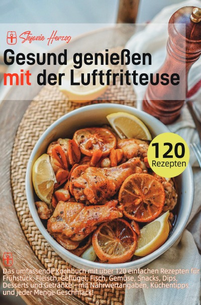 'Cover von Gesund genießen mit der Luftfritteuse'-Cover