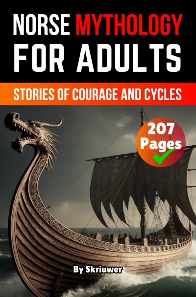 'Cover von Norse Mythology Book For Adults'-Cover