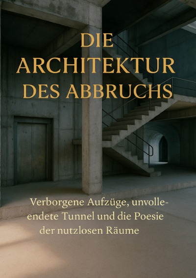'Cover von Die Architektur des Abbruchs'-Cover
