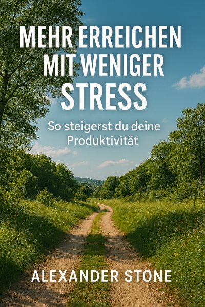 'Cover von Mehr erreichen mit weniger Stress: So steigerst du deine Produktivität'-Cover