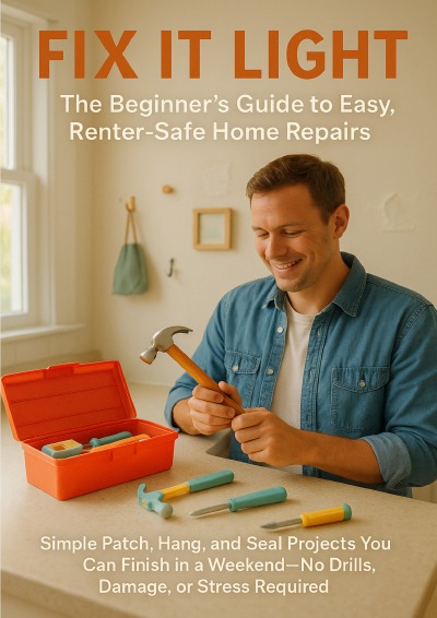 'Cover von Fix It Light: The Beginner’s Guide to Easy, Renter-Safe Home Repairs'-Cover