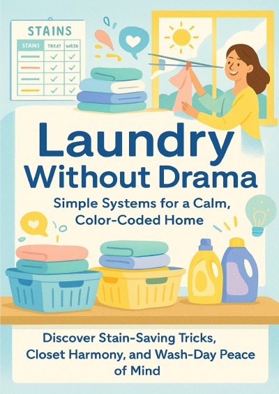 'Cover von Laundry Without Drama: Simple Systems for a Calm, Color-Coded Home'-Cover