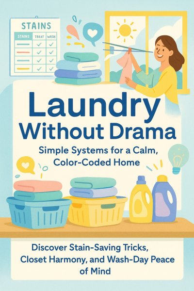 'Cover von Laundry Without Drama: Simple Systems for a Calm, Color-Coded Home'-Cover