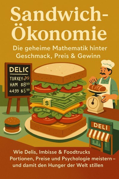 'Cover von Sandwich-Ökonomie: Die geheime Mathematik hinter Geschmack, Preis & Gewinn'-Cover