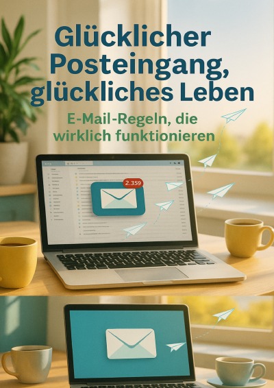 'Cover von Glücklicher Posteingang, glückliches Leben: E-Mail-Regeln, die wirklich funktionieren'-Cover