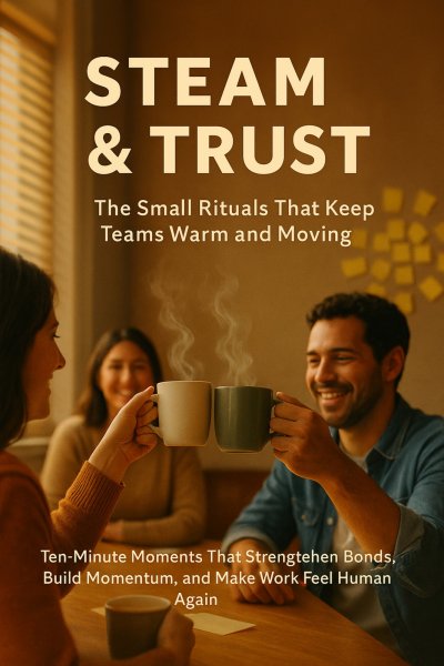 'Cover von Steam & Trust: The Small Rituals That Keep Teams Warm and Moving'-Cover