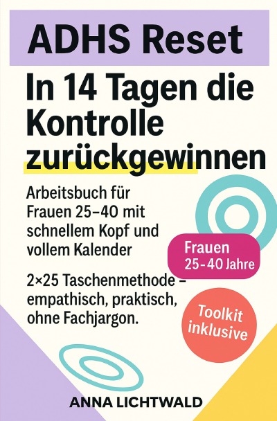 'Cover von ADHS Reset:  14 Tage, um die Kontrolle zurückzugewinnen'-Cover