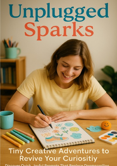'Cover von Unplugged Sparks: Tiny Creative Adventures to Revive Your Curiosity'-Cover