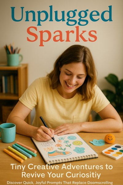 'Cover von Unplugged Sparks: Tiny Creative Adventures to Revive Your Curiosity'-Cover