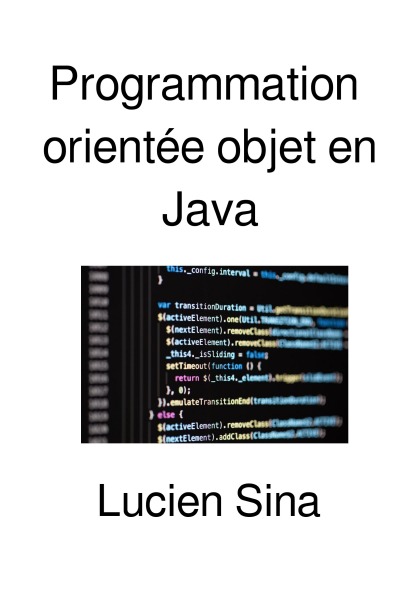 'Cover von Programmation orientée objet en Java'-Cover