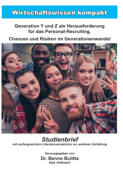 'Cover von Generation Y und Z als Herausforderung  für das Personal-Recruiting.  Chancen und Risiken im Generationenwandel'-Cover