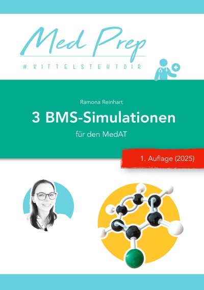 'Cover von 3 BMS-Simulationen für den MedAT'-Cover
