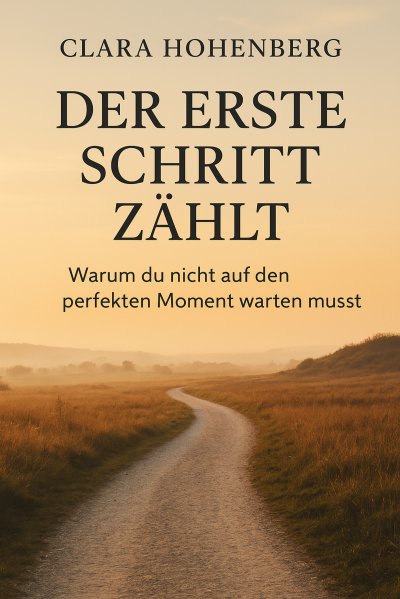 'Cover von „Der erste Schritt zählt: Warum du nicht auf den perfekten Moment warten musst“'-Cover