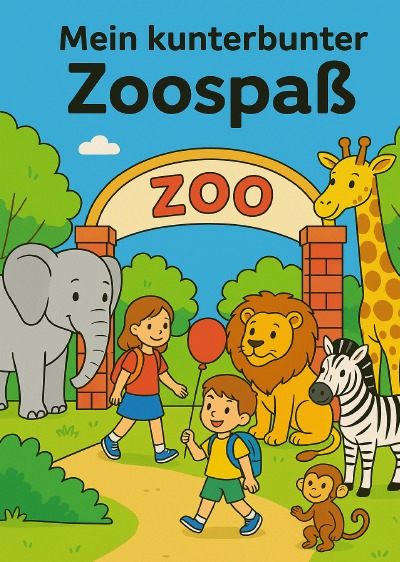 'Cover von Mein kunterbunter Zoospaß'-Cover