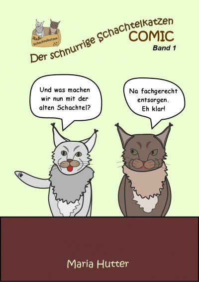 'Cover von Der schnurrige Schachtelkatzen Comic – Band 1'-Cover