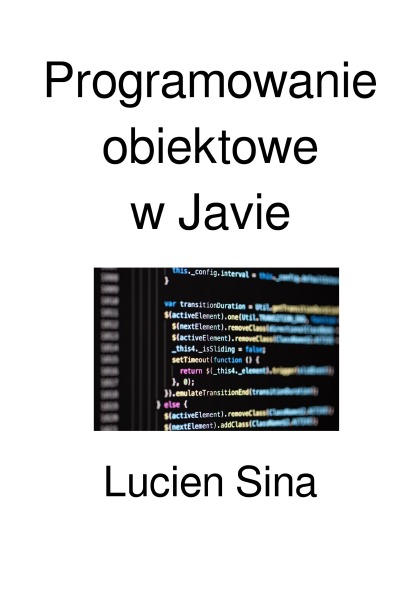 'Cover von Programowanie obiektowe w Javie'-Cover