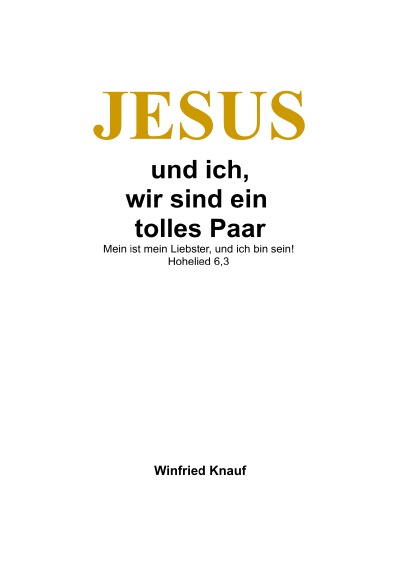 'Cover von Jesus und ich wir sind ein tolles Paar'-Cover