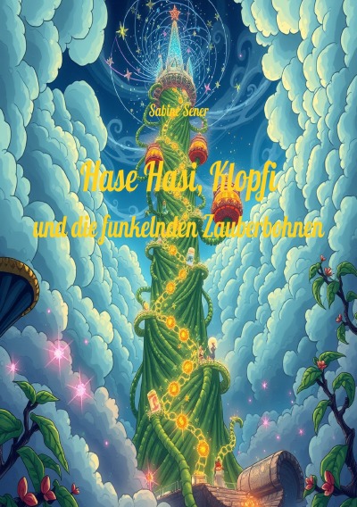 'Cover von Hase Hasi, Klopfi und die funkelnden Zauberbohnen'-Cover