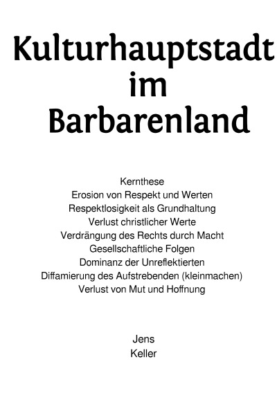 'Cover von Kulturhauptstadt im Barbarenland'-Cover