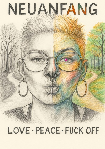 'Cover von Neuanfang – LOVE – PEACE – FUCK OFF –'-Cover