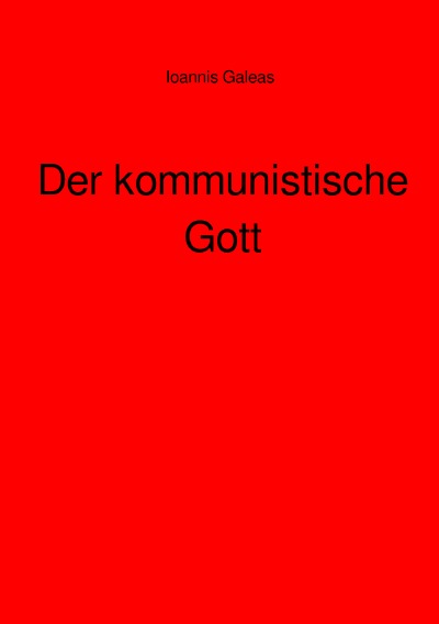 'Cover von Der kommunistische Gott'-Cover