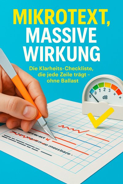 'Cover von Mikrotext, massive Wirkung'-Cover