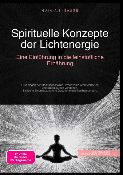 'Cover von Spirituelle Konzepte der Lichtenergie: Eine Einführung in die feinstoffliche Ernährung'-Cover