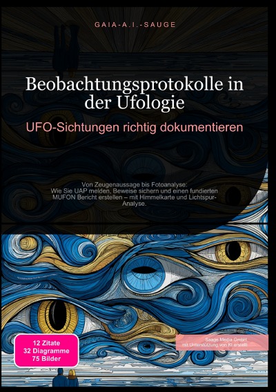 'Cover von Beobachtungsprotokolle in der Ufologie: UFO-Sichtungen richtig dokumentieren'-Cover