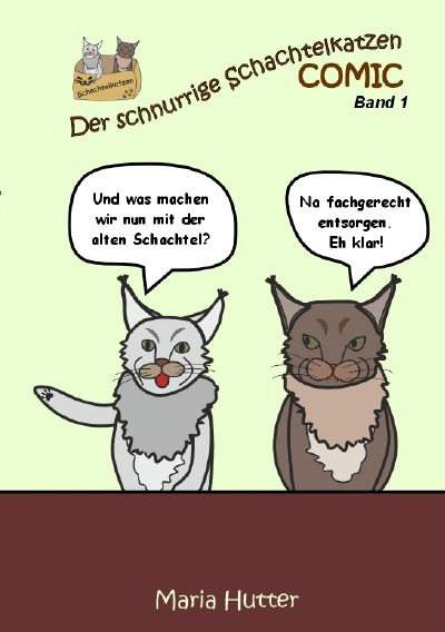 'Cover von Der schnurrige Schachtelkatzen Comic – Band 1'-Cover