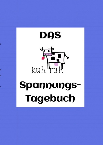 'Cover von Das kuhruh Spannungstagebuch'-Cover