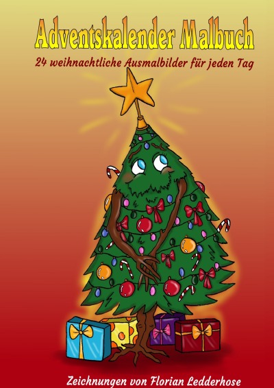 'Cover von Adventskalender Malbuch'-Cover