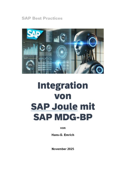 'Cover von Integration von SAP Joule in SAP MDG-BP'-Cover