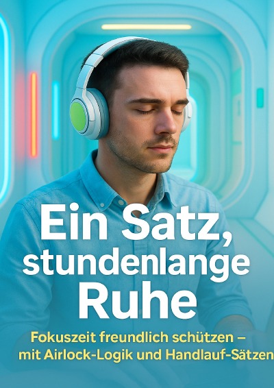 'Cover von Ein Satz, stundenlange Ruhe'-Cover