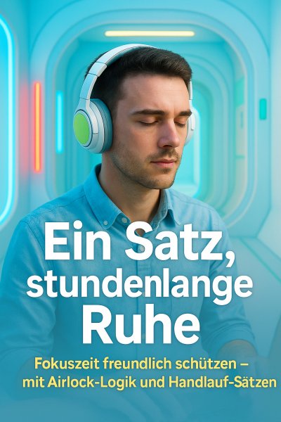 'Cover von Ein Satz, stundenlange Ruhe'-Cover