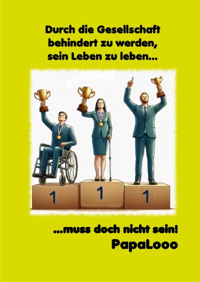 'Cover von Durch die Gesellschaft  behindert zu werden, sein Leben zu leben…'-Cover
