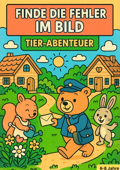 'Cover von Finde die Fehler im Bild – Tier Abenteuer'-Cover