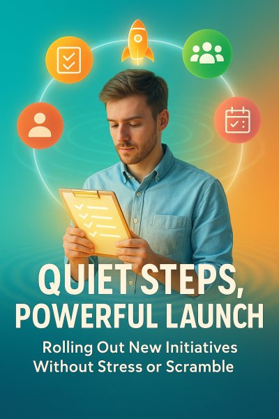 'Cover von Quiet Steps, Powerful Launch'-Cover