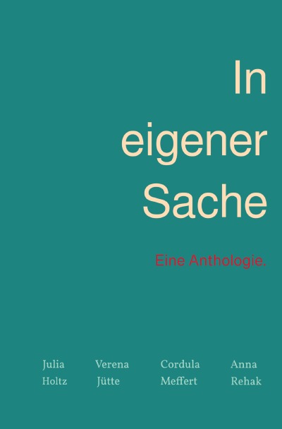 'Cover von In eigener Sache'-Cover