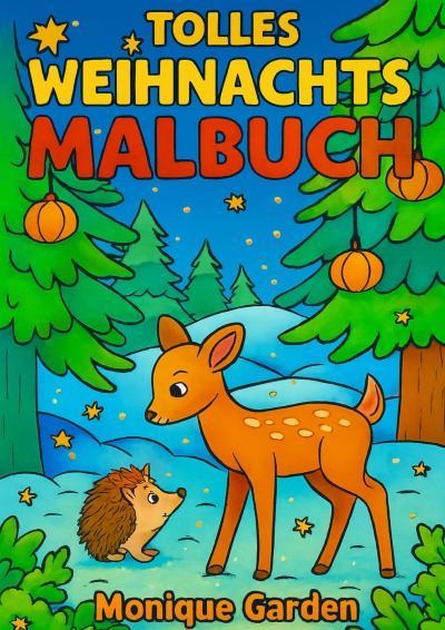 'Cover von Tolles Weihnachtsmalbuch'-Cover