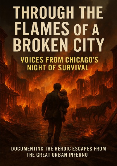 'Cover von Through the Flames of a Broken City: Voices from Chicago’s Night of Survival'-Cover