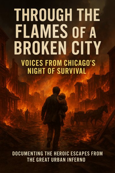 'Cover von Through the Flames of a Broken City: Voices from Chicago’s Night of Survival'-Cover